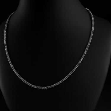 Cadena modelo Espiga Plata 950
